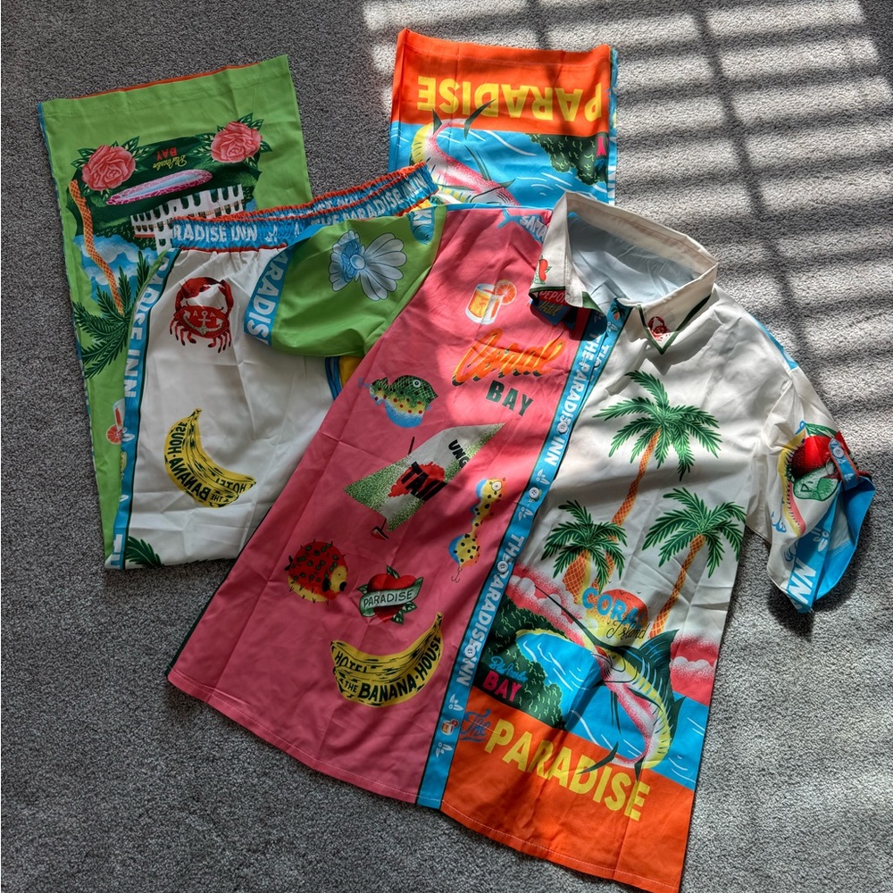 Two Piece Beach Outfit